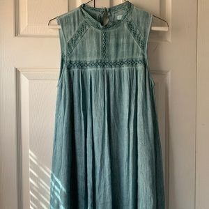 Blue Sleeveless Dress